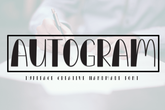 Autogram Font - Featured Image