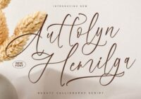Auttolyn Hemilga Font - Featured Image