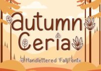 Autumn Ceria Font - Featured Image