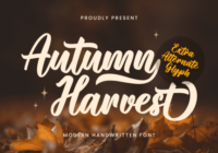 Autumn Harvest Font - Featured Image