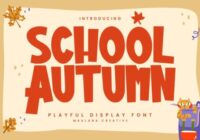 Autumn School Font - Featured Image