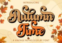 Autumn Time Font - Featured Image