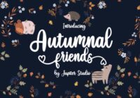 Autumnal Friends Font - Featured Image