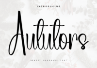 Aututors Font - Featured Image