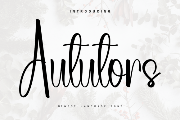 Aututors Font - Featured Image