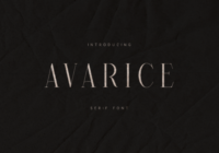 Avarice Font - Featured Image