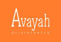 Avayah Font - Featured Image
