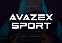 Avazex Sport Font - Featured Image