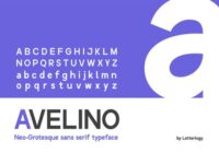 Avelino STD Font - Featured Image