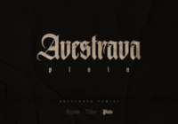 Avestrava Plain Font - Featured Image