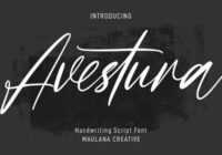 Avestura Font - Featured Image