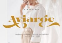 Aviarge Font - Featured Image