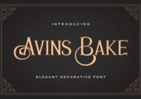 Avins Bake Font - Featured Image