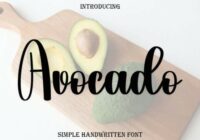 Avocado Font - Featured Image