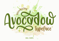 Avocadow Font - Featured Image