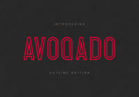 Avoqado Outline Edition Font - Featured Image