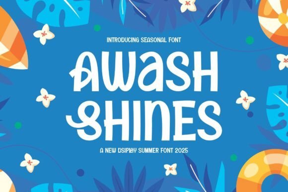 Awash Shines Font - Featured Image