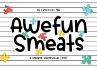 Awefun Smeats Font - Featured Image