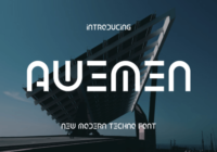 Awemen Font - Featured Image