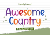 Awesome Country Font - Featured Image