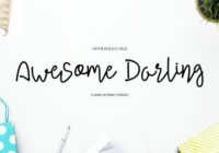Awesome Darling Font - Featured Image