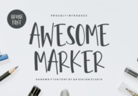 Awesome Marker Font - Featured Image