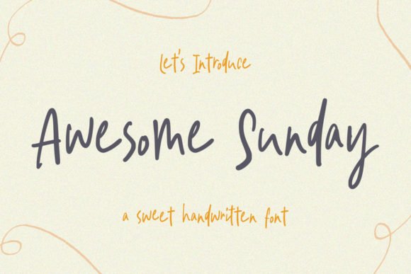 Awesome Sunday Font - Featured Image