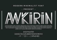 Awkirin Font - Featured Image