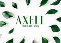 Axell Font - Featured Image