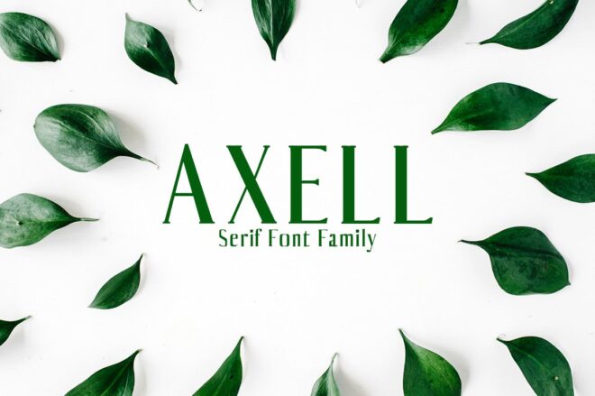 Axell Font - Featured Image