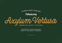 Axylum Vertusa Font - Featured Image