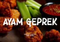 Ayam Geprek Font - Featured Image