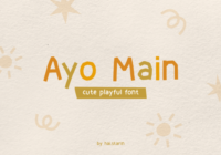 Ayo Main Font - Featured Image