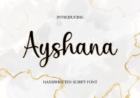 Ayshana Font - Featured Image