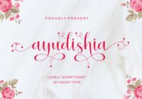 Ayudishia Font - Featured Image