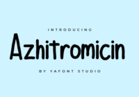 Azhitromicin Font - Featured Image