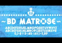 BD Matrose Font - Featured Image