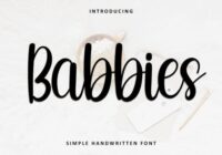 Babbies Font - Featured Image