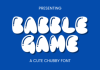 Babble Game Font - Featured Image