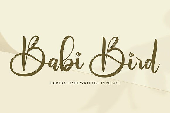Babi Bird Font - Featured Image