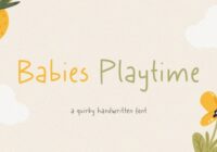 Babies Playtime Font - Featured Image