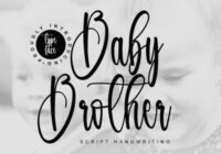 Baby Brother Font - Featured Image
