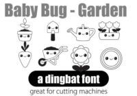 Baby Bug Garden Font - Featured Image