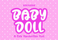 Baby Doll Font - Featured Image