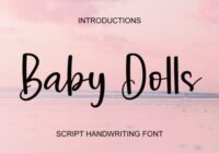 Baby Dolls Font - Featured Image