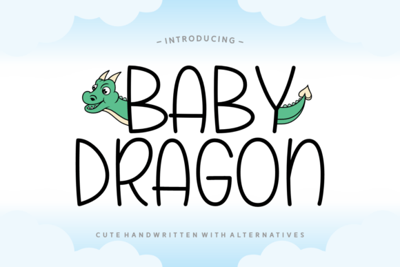 Baby Dragon Font - Featured Image