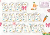 Baby Easter Flower Font - Featured Image