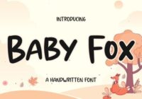 Baby Fox Font - Featured Image