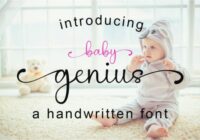 Baby Genius Font - Featured Image