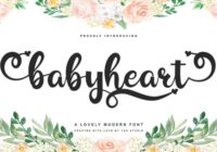 Baby Heart Font - Featured Image